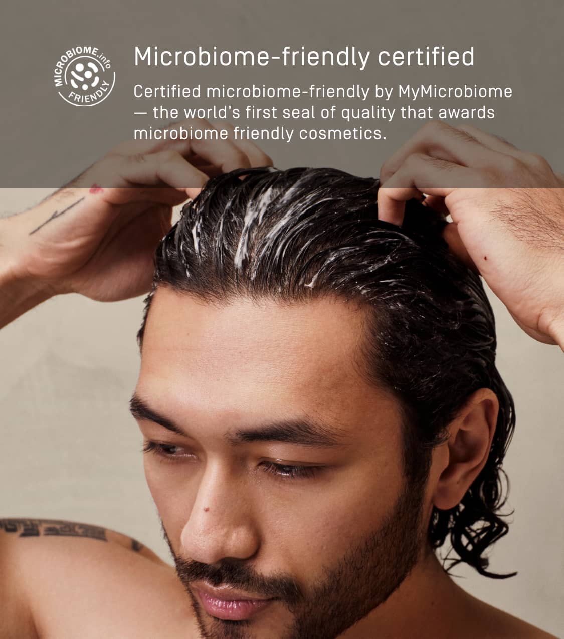 Prose model using scalp mask